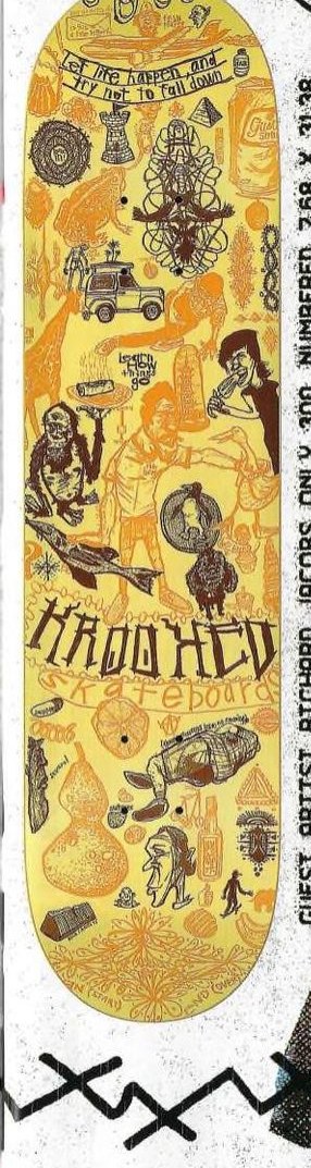 Krooked Jacobs Guest Artist deck in the Deluxe Distribution 2005 Fall