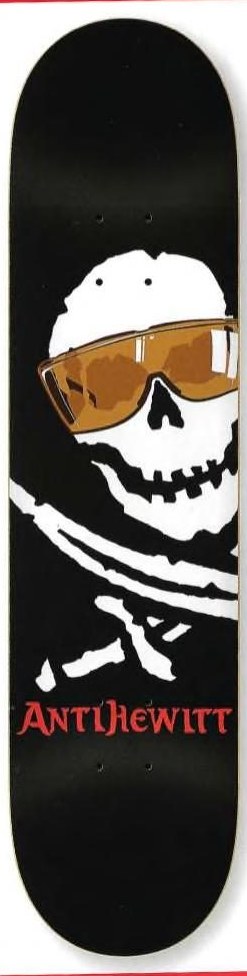 Anti Hero Hewitt Glasses deck in the Deluxe Distribution 2005 Fall