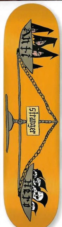 Anti Hero Stranger Weigh-in deck in the Deluxe Distribution 2005 Fall