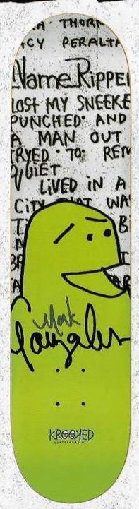 Krooked Gonz Hey Hey deck in the Deluxe Distribution 2005 Fall