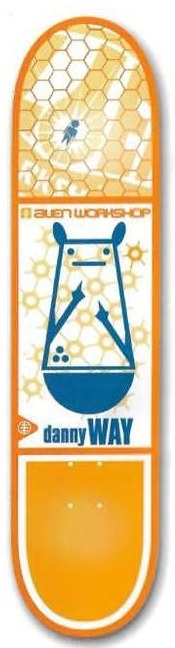 Alien Workshop Way Chickenwire deck in the DNA Distribution 2000 Fall
