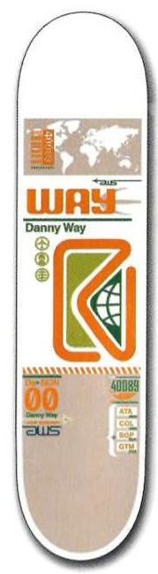 Alien Workshop Way Flight Series deck in the DNA Distribution 2000 Fall
