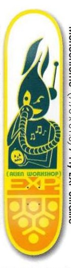 Alien Workshop Monochrome deck in the DNA Distribution 2000 Fall