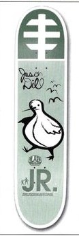 Alien Workshop Dill Colorphorm Jr deck in the DNA Distribution 2002