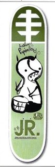Alien Workshop Pappalardo Colorphorm Jr deck in the DNA Distribution 2002