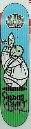 Alien Workshop Dill SOS deck in the DNA Distribution 2004 Fall