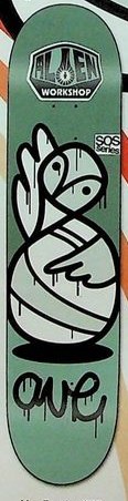 Alien Workshop Van Engelen SOS deck in the DNA Distribution 2004 Fall