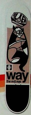 Alien Workshop Way Evil Eye deck in the DNA Distribution 2004 Fall