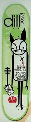 Alien Workshop Dill Open Book Subseries deck in the DNA Distribution 2004 Fall