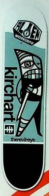 Alien Workshop Kirchart Evil Eye deck in the DNA Distribution 2004 Fall