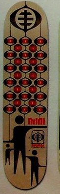 Alien Workshop Futura Mini Logo Deck deck in the DNA Distribution 2004 Fall