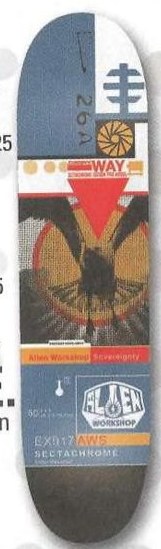 Alien Workshop Way Sectachrome deck in the DNA Distribution Catalog 2000 Spring