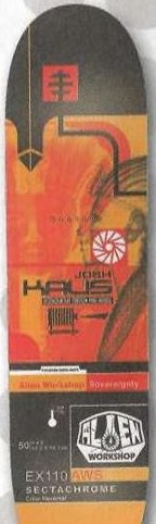 Alien Workshop Kalis Sectachrome deck in the DNA Distribution Catalog 2000 Spring