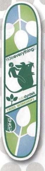 Alien Workshop Dyrdek Ride Everything 2 deck in the DNA Distribution Catalog 2000 Spring