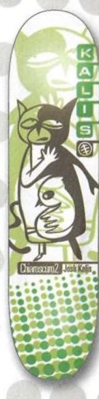 Alien Workshop Kalis Chiaroscuro 2 deck in the DNA Distribution Catalog 2000 Spring