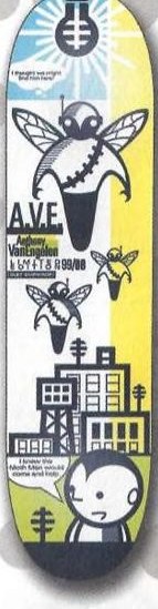 Alien Workshop A.V.E. Limited Edition deck in the DNA Distribution Catalog 2000 Spring