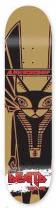 Alien Workshop Kirchart Pharaoh Cat deck in the DNA Distribution Catalog 2006 Spring