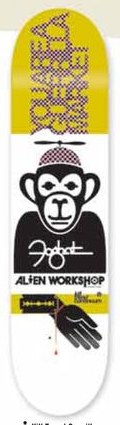 Alien Workshop Kill Trend Guerilla deck in the DNA Distribution Catalog 2006 Spring