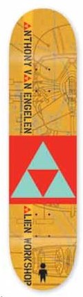Alien Workshop Van Engelen Sabbath Tribute deck in the DNA Distribution Catalog 2006 Spring
