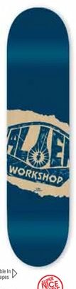 Alien Workshop OG Sketchbook (Blue) deck in the DNA Distribution Catalog 2006 Spring