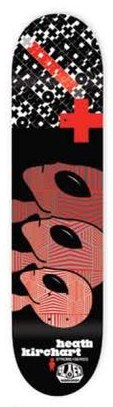 Alien Workshop Kirchart Strobe deck in the DNA Distribution Catalog 2008 Fall