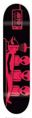 Alien Workshop Saari Abduction (Red) deck in the DNA Distribution Catalog 2008 Fall