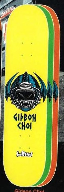 Blind Choi Jock Skull deck in the Dwindle Distribution 2002 Spring