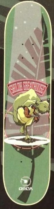 Deca Greathouse Dino (T-Rex) deck in the Dwindle Distribution 2002 Spring