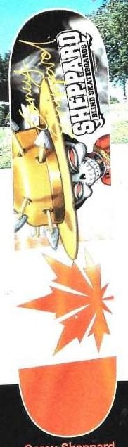 Blind Sheppard Wake N Bake deck in the Dwindle Distribution 2002 Spring