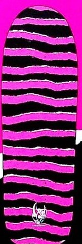 Speed Demons Pink Large Stripes deck in the Dwindle 2006 Spring