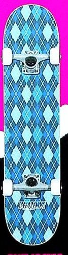 Speed Demons Blue Argyle Complete deck in the Dwindle 2006 Spring
