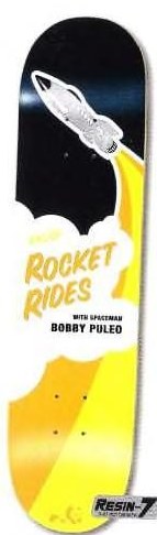 Enjoi Puleo Rocket Rides deck in the Dwindle Distribution 2005 Fall