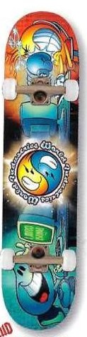 World Industries U Got Mail Mid Complete deck in the Dwindle Distribution 2005 Fall