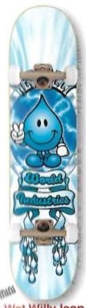World Industries Wet Willy Icon Mini deck in the Dwindle Distribution 2006 Fall Prebook