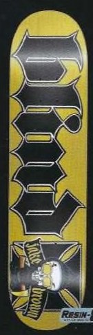 Blind Brown Reaper Crossbar (Yellow) deck in the Dwindle Distribution 2006 Fall