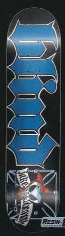 Blind Duncombe Reaper Crossbar (Blue) deck in the Dwindle Distribution 2006 Fall