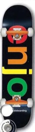 Enjoi Spectrum Black deck in the Dwindle Distribution 2006 Holiday Prebook
