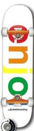 Enjoi Spectrum White deck in the Dwindle Distribution 2006 Holiday Prebook