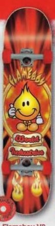 World Industries Flameboy V2 deck in the Dwindle Distribution 2006 Holiday Prebook