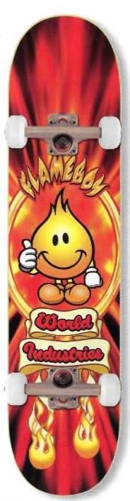 World Industries Flameboy 2 deck in the Dwindle Distribution 2006 Spring Prebook