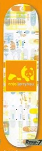 Enjoi Jerry Hsu Panda-monium deck in the Dwindle Distribution 2006 Summer Supplement