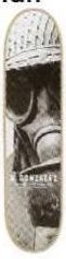Chapman Gonzalez Gas Mask deck in the Eastern Skateboard Supply 1999 2000