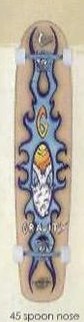 Gravity 45 Spoon Nose deck in the Eastern Skateboard Supply 2002 Fall Winter