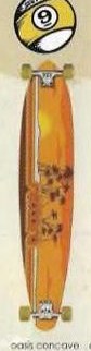 Sector 9 Oasis Concave Carving Series S91 deck in the Eastern Skateboard Supply 2002 Fall Winter