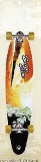 Sector 9 Cosmic 2 / Floral Fe-nine Series G1 deck in the Eastern Skateboard Supply 2002 Fall Winter