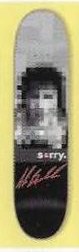 Flip Boulala Pixelated deck in the Eastern Skateboard Supply 2002 Summer