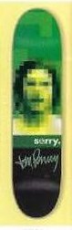Flip Penny Pixelated deck in the Eastern Skateboard Supply 2002 Summer