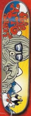 Flip Saari Yeti deck in the Flip Catalog 1999 Back To School