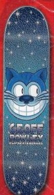 Flip Rowley Blue Cat deck in the Flip Catalog 1999 Back To School