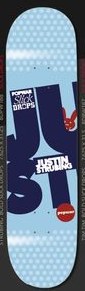 Popwar Strubing Bold Slick Drops deck in the Giant Distribution 2006 Spring Catalog